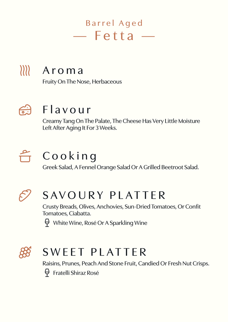 Barrel Aged Fètta (150gms)