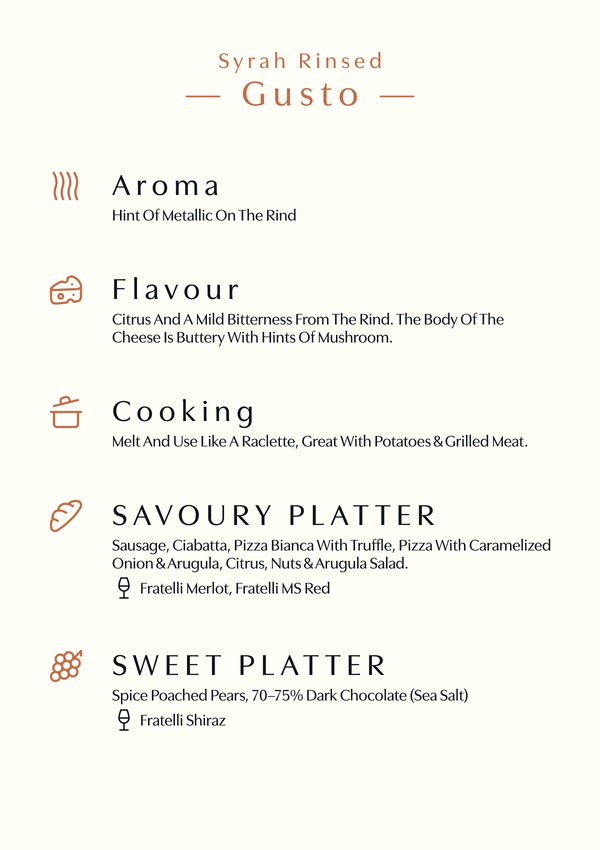 Syrah Rinsed Gusto (150gms)